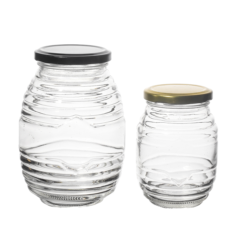 High Quality 100ml 250ml 500ml 1000ml Jam Honey Jars Bottle Oval Shaped Wholesale