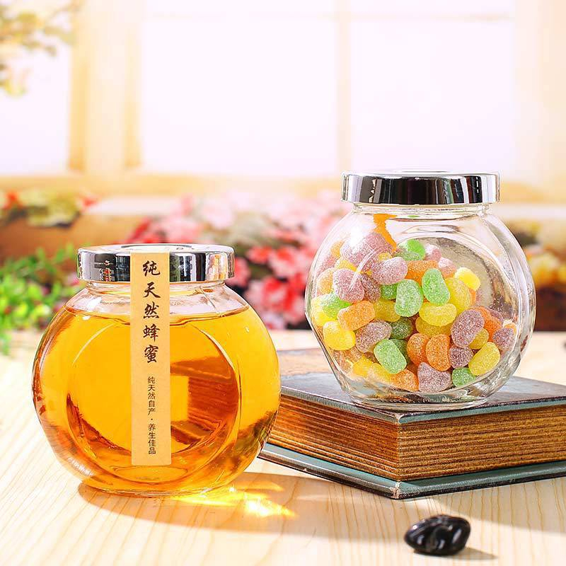 50ml 100ml 180ml 280ml 480ml Round Glass Food Storage Jars 