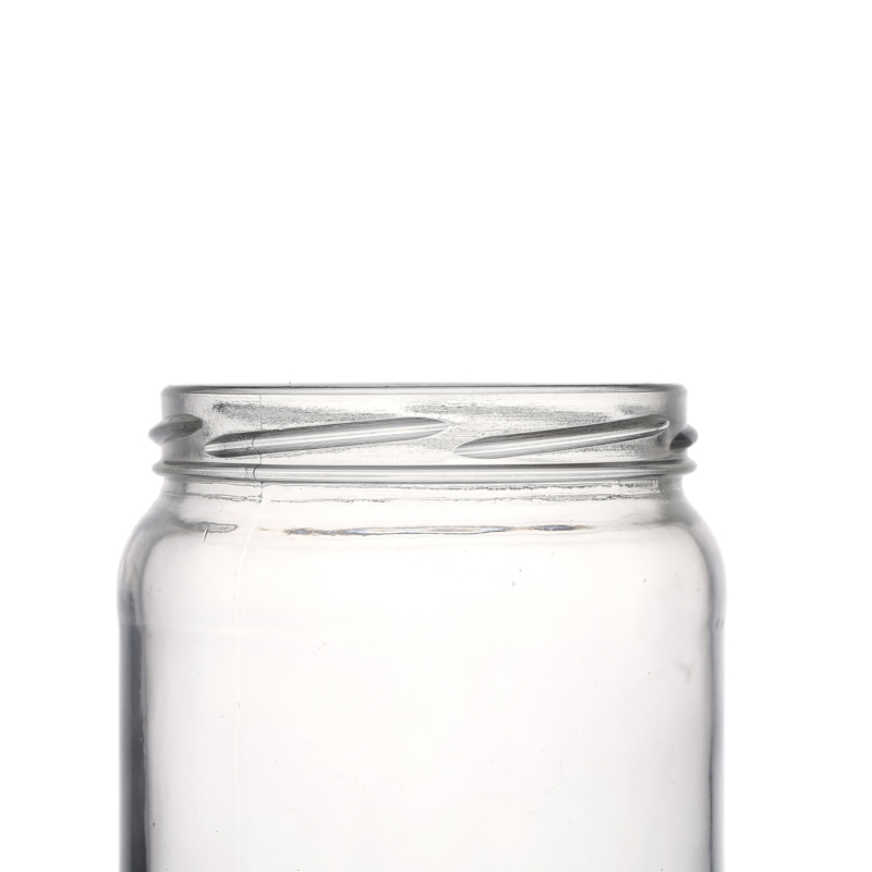 Hot Sale Custom Glass Jar Drink For Honey Jam Glassware Food Packaging With Plastic Red Lids
