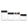 Factory Hot Sale Customized 100ml 150ml 180ml Round Canning Glass Jam Honey Storage Jars