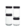 Glass Jar Packaging Customize OEM Round 250ml 380ml Honey Mason Jar Glass With Lids