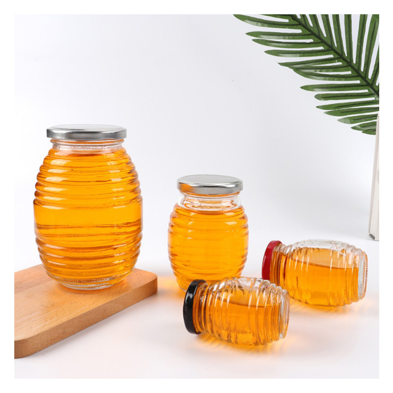 High Quality 100ml 250ml 500ml 1000ml Jam Honey Jars Bottle Oval Shaped Wholesale