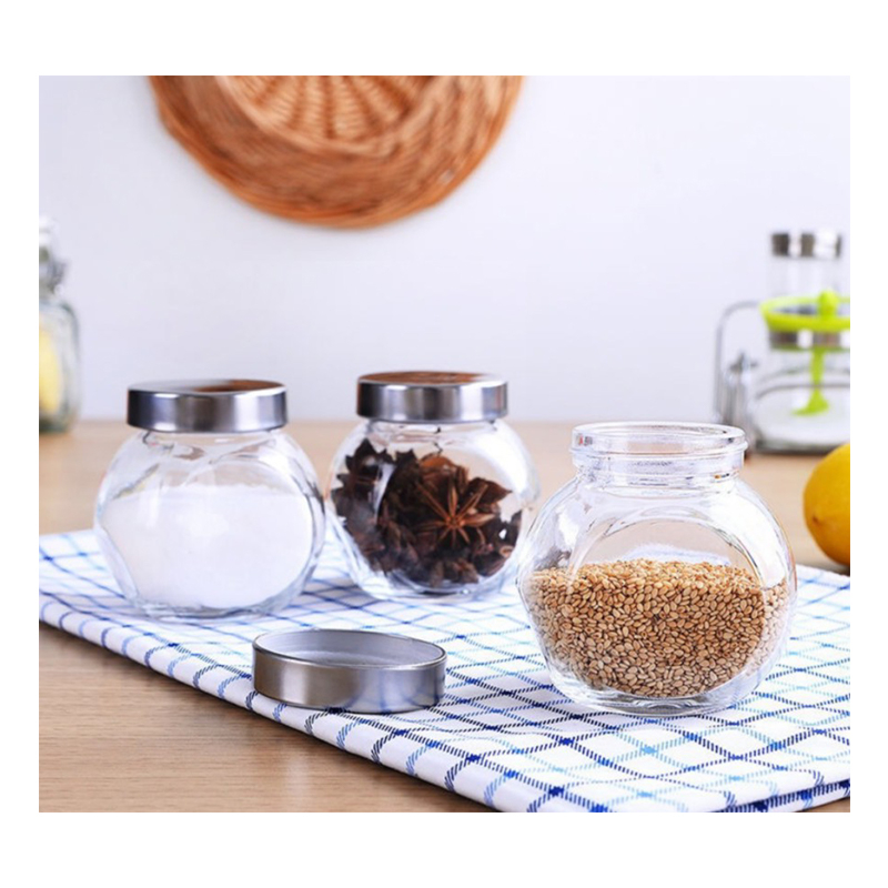 50ml 100ml 180ml 280ml 480ml Round Glass Food Storage Jars 