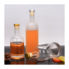 High Quality 380ml 750ml Custom Logo Glass Liquor Bottles For Vodka Whisky