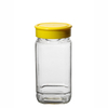 Factory Price 350ml 670ml Square Glass Honey Jars with Plastic Lid