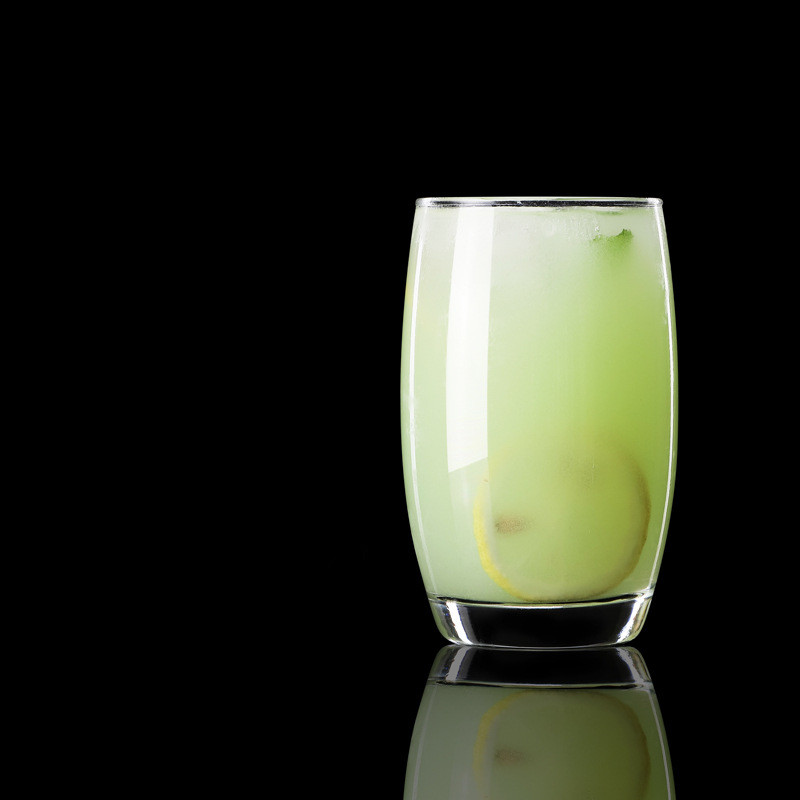 Colorful Glass Drinking Water Cups with Cutsom Logo 310ml