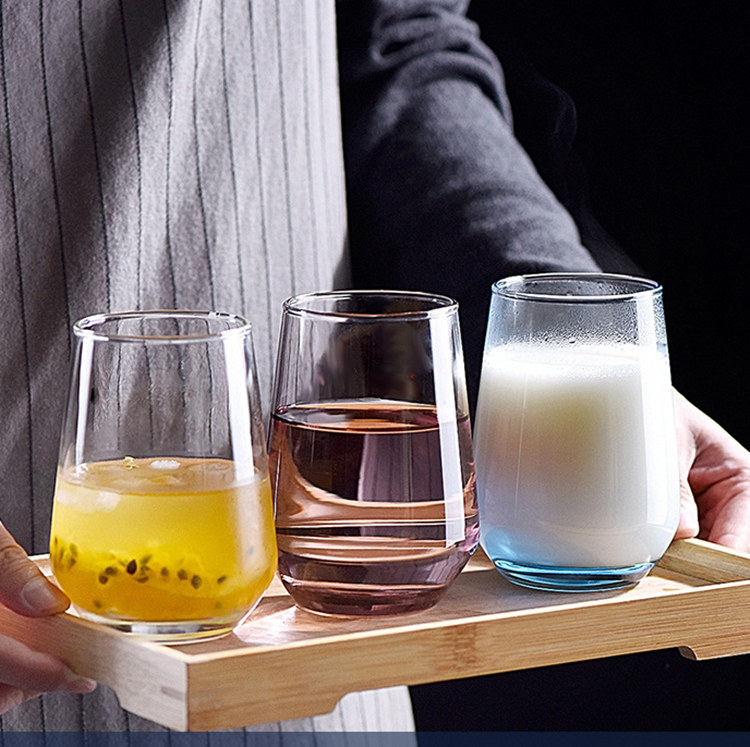 KDG Colorful New Design 370ml 390ml Glass Water Cups