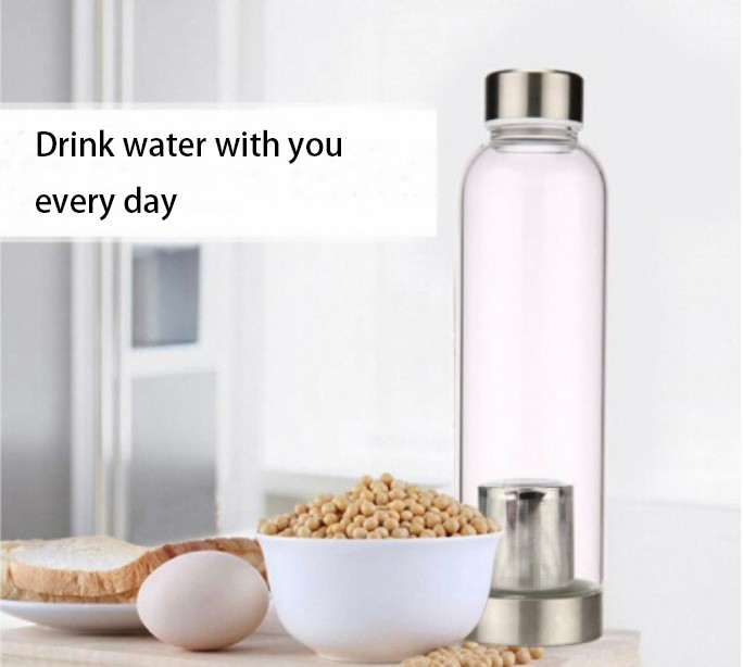 300ml 450ml High Borosilicate Glass Water Bottles