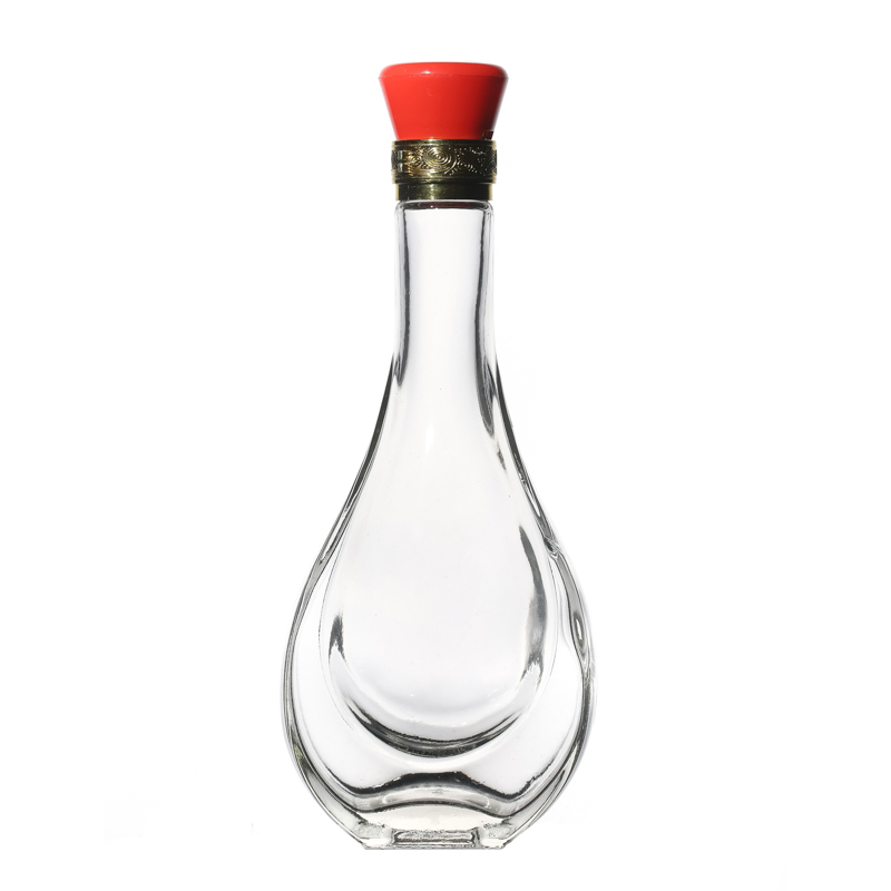 550ml Hot Sale Wine Bottles Glass Liquor Packaging Slim Shape For Whisky