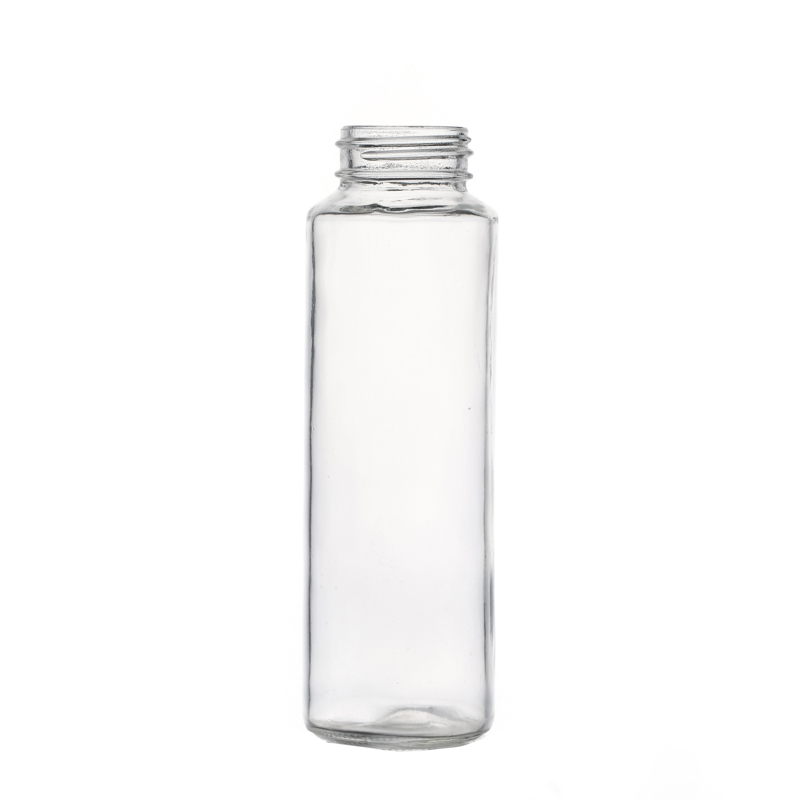 350ml Glass Beverage Water Bottles Clear Portable Water Bottles