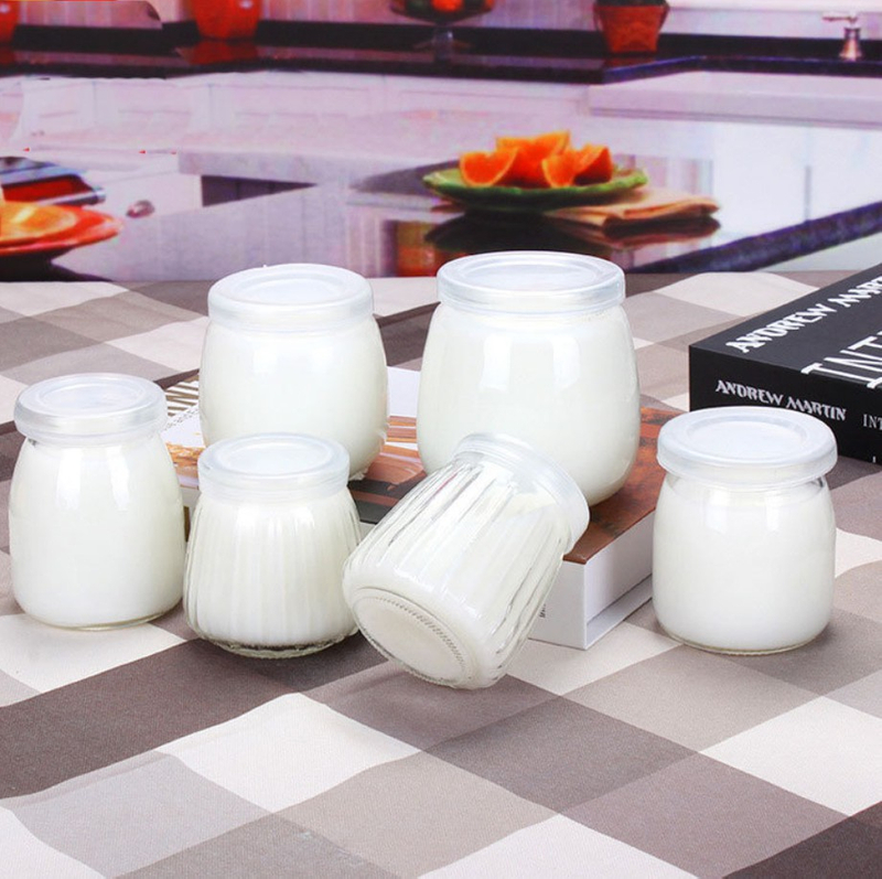 KDG Factory 200ml Round Glass Pudding Jars 