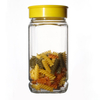 350ml 670ml Square Glass Honey Jars with Plastic Lid