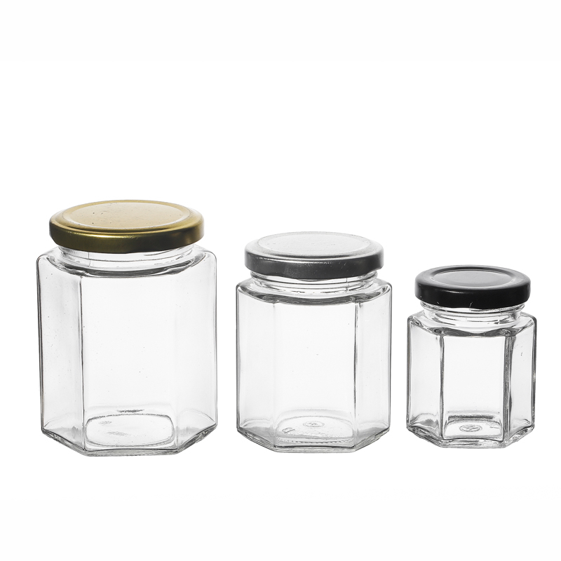 Wholesale Custom Food Storage Glass Bottle Pickle Bottle 45ml/60ml/85ml/100ml/180ml/280ml/380ml/500ml/730ml Glass Jars for Honey