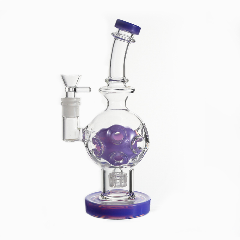 KDG Smoke Small Water Bottle Hookah Glass Transparent
