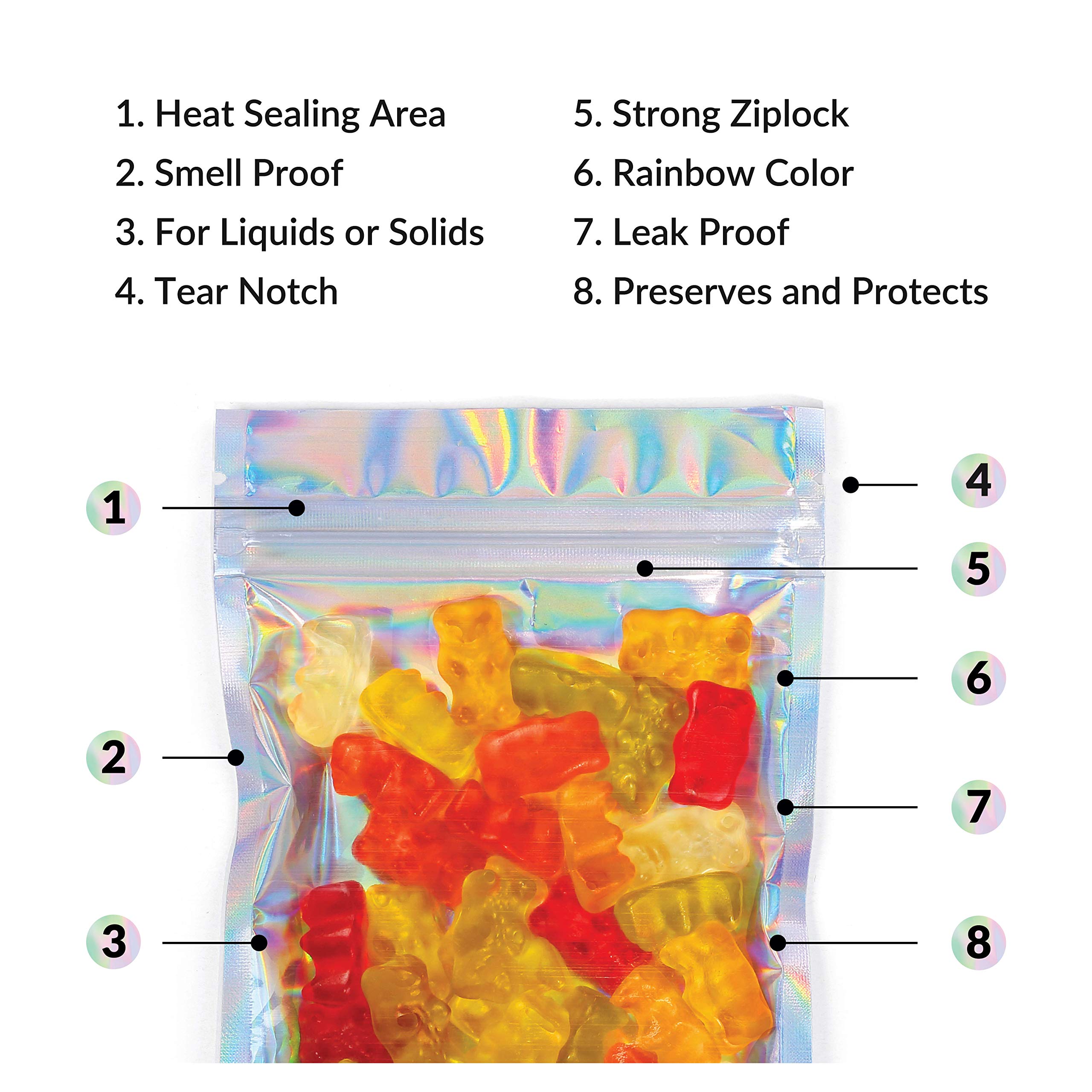 KDG Heat Sealable Food Packaging Bags Colorful Bags for Nuts Snacks Food Packaging
