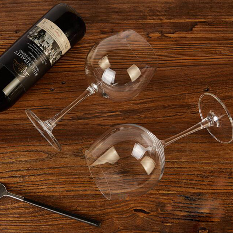 Large Capacity Burgundy Glass 650ml Home Use