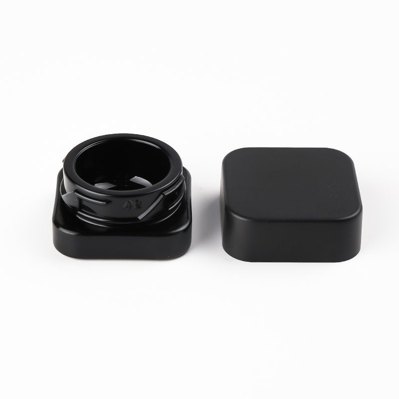 KDG 5ml Cannabis Black Glass Concentrate Containers Jar Child Proof Lids