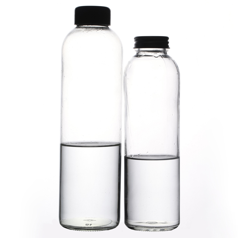 750ml Water Bottles Glass Packaging Beverage Juice Drinking Bottle Wholesale