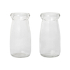Glass Milk Bottle 100ml Pudding Jars and Bottles Hot Sale