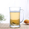 Hot Sale 380ml Nordic Flint Glass Cups with Handle For Beer Beverage