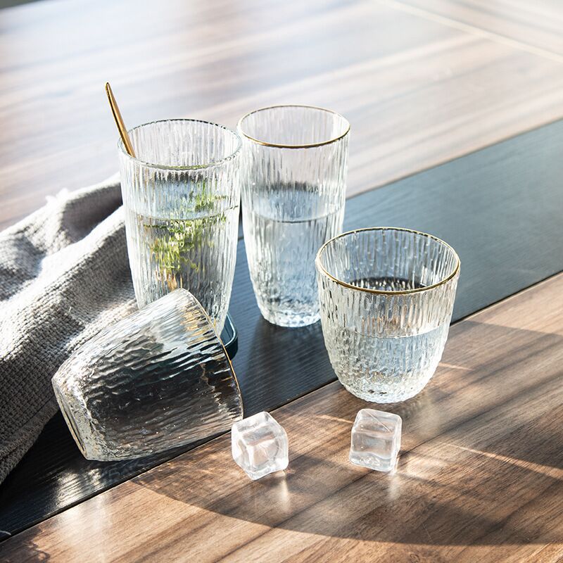 Heat-resistant High Quality 300ml Glass Juice milk Beverage Water Cups