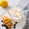 450ml Round Glass Milk Mugs Milk Cups Hot Sale For Breakfast