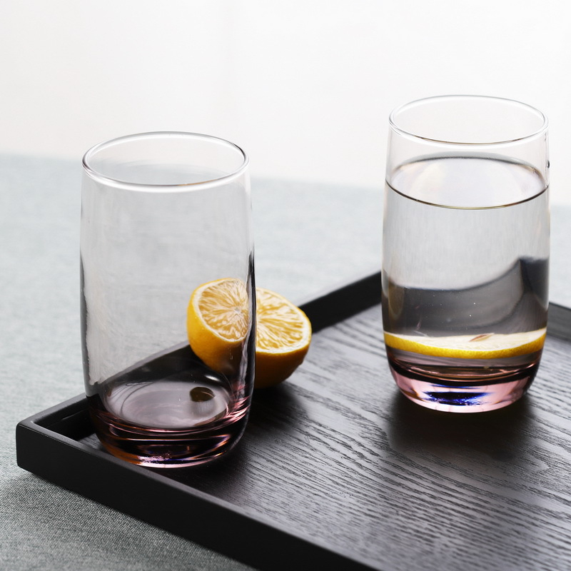 Glass Water Cup Sets 280ml Household Family Use
