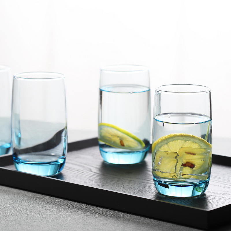 Glass Water Cup Sets 280ml Household Family Use