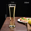 Slim Design Luxury Style 350ml Beer Glass Iced Beverage Cups 