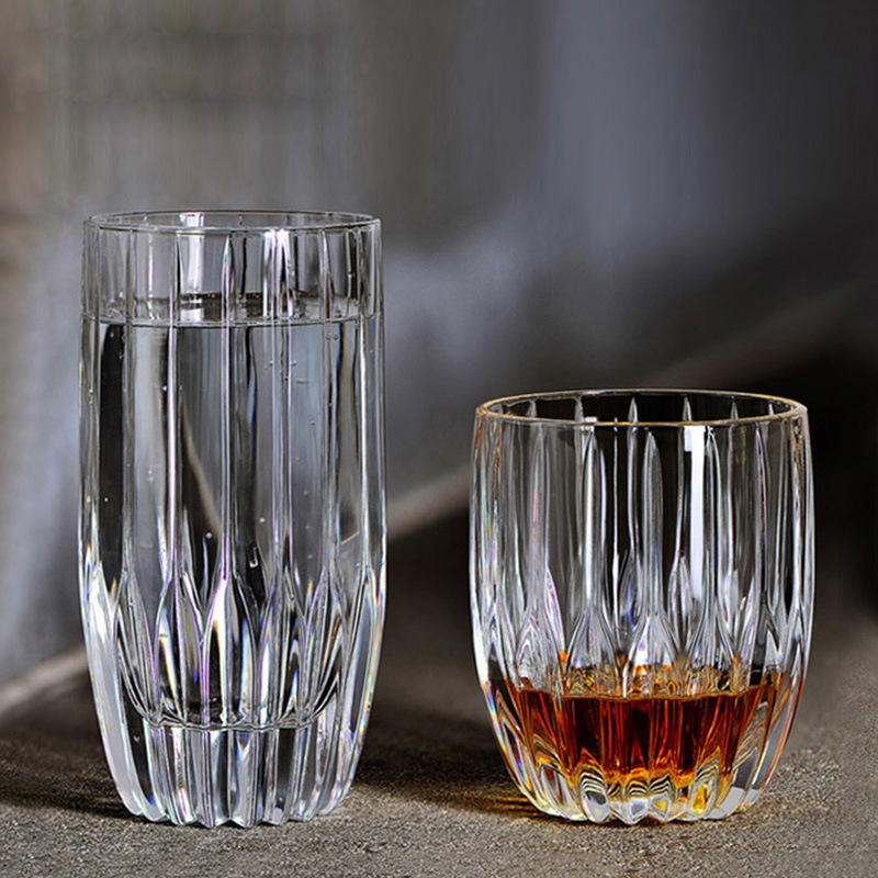 Designed Luxury 285ml Glass Drinking Vodka Liquor Cups 