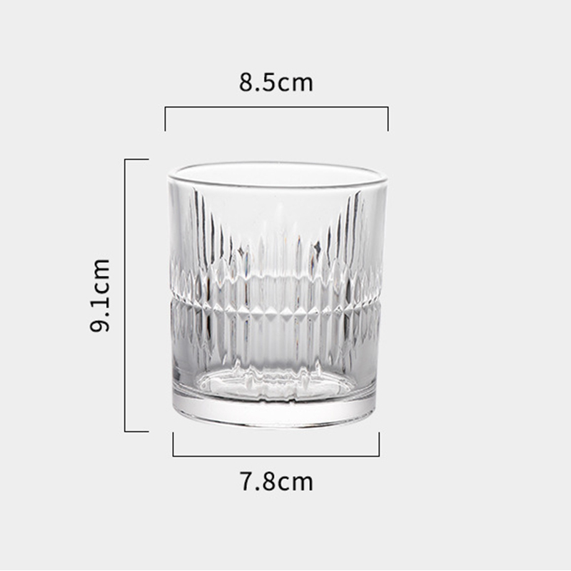 Glass Liquor Cups 340ml Hot Sale For Brandy Vodka