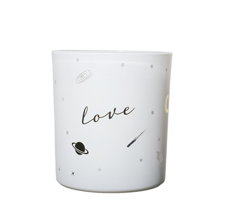 Custom Fragrance White Scented Soy Wax Candles 120ml Hot Sale