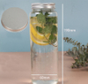 350ml Glass Beverage Water Bottles Clear Portable Water Bottles