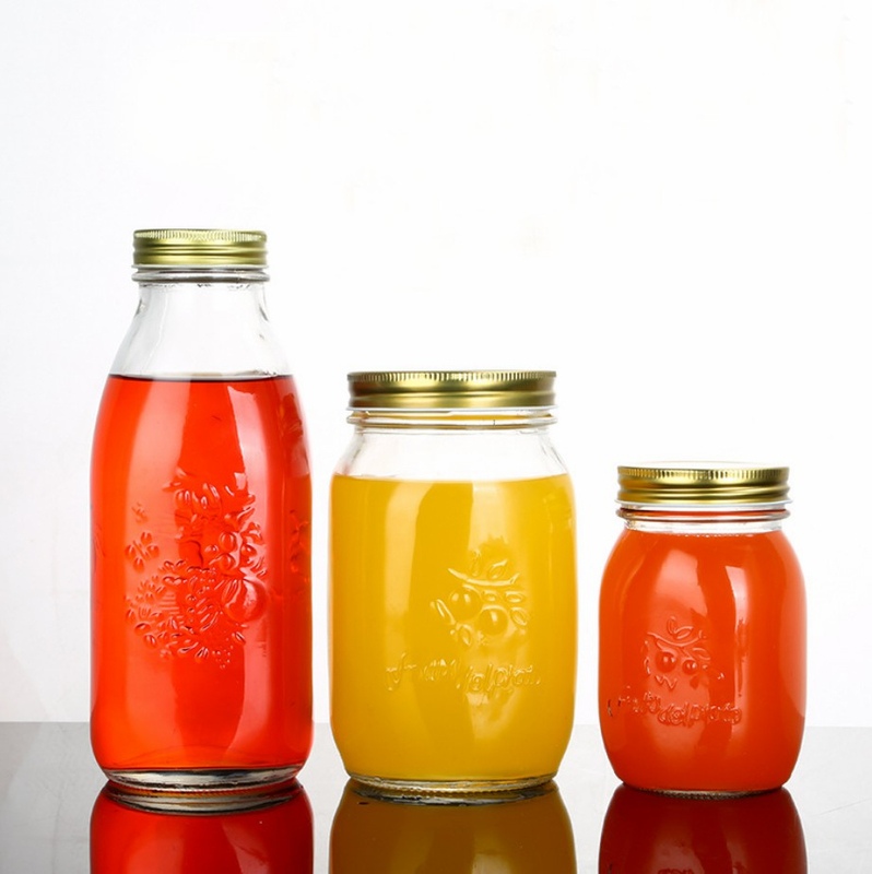 Green Glass Jars
