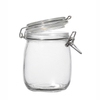 Clamp Empty Glass Food Packaging Jars Kitchenware Glass Container