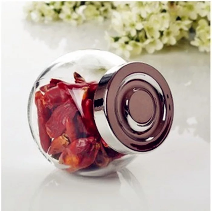 100ml 300ml Round Glass Food Storage Jars 