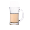 Hot Sale 380ml Nordic Flint Glass Cups with Handle For Beer Beverage