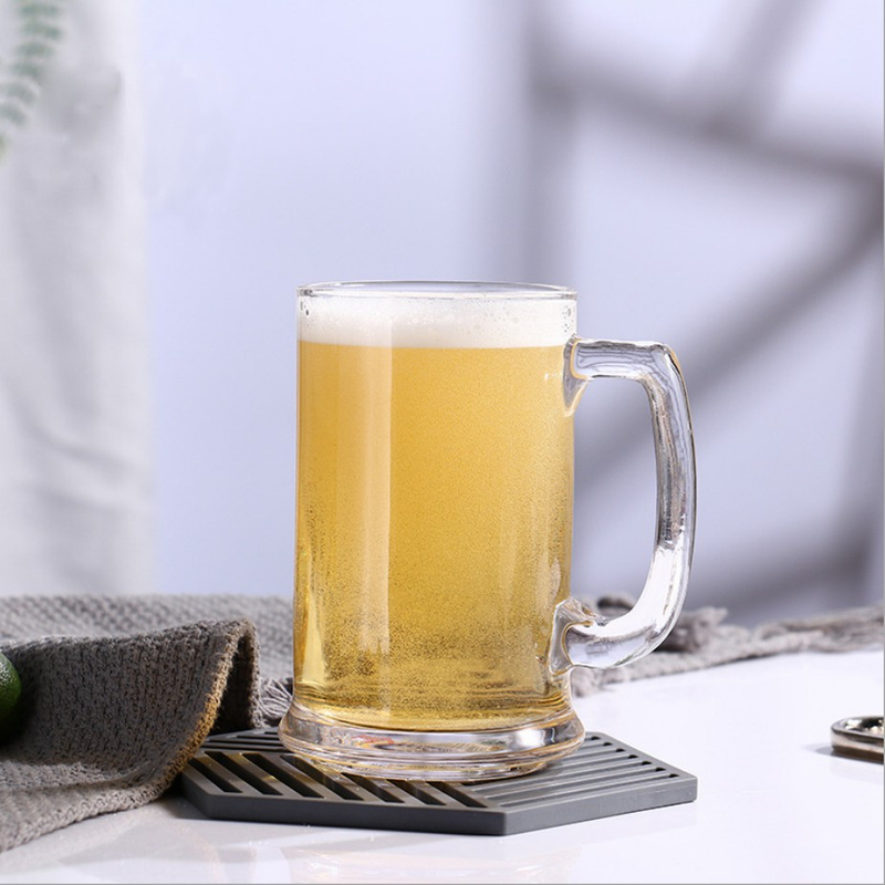 400ml Glass Cup Packaging Coffee Hot Cup Glasses with Holder