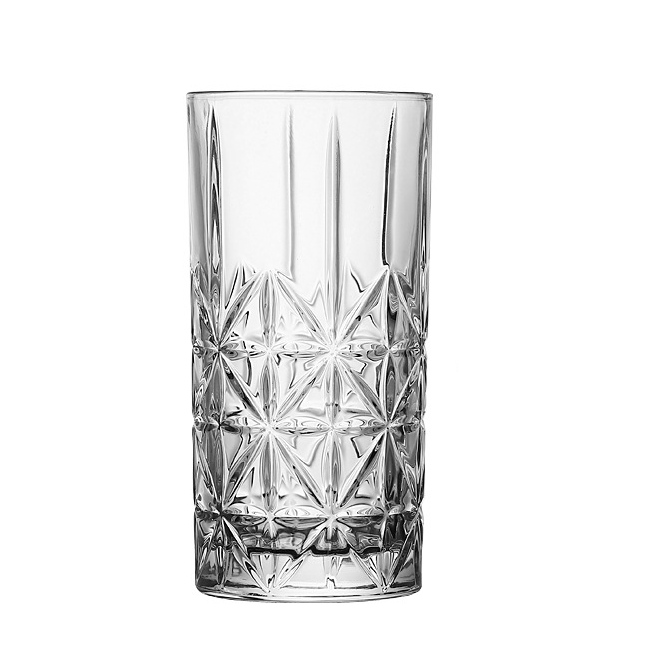 Highball Glass 400ml Tall Drinking Water Glass Tumblers