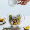 450ml Round Glass Milk Mugs Milk Cups Hot Sale For Breakfast