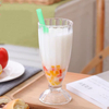 Durable High Quality 400ml Glass Milk Juice Cups For Restaurant