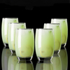 Colorful Glass Drinking Water Cups with Cutsom Logo 310ml