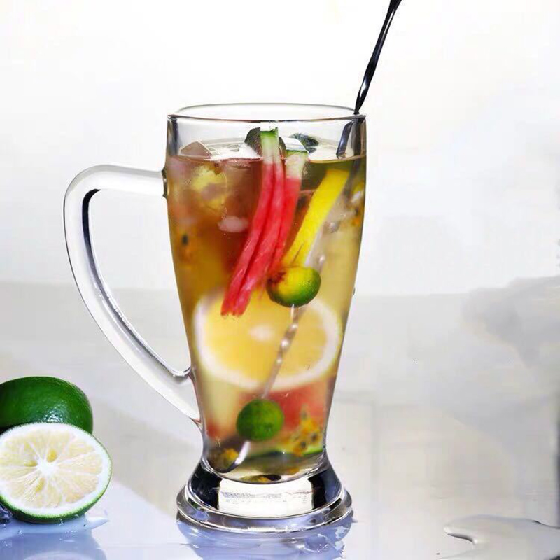 500ml 700ml Large Beer Glasses with Handle For Party