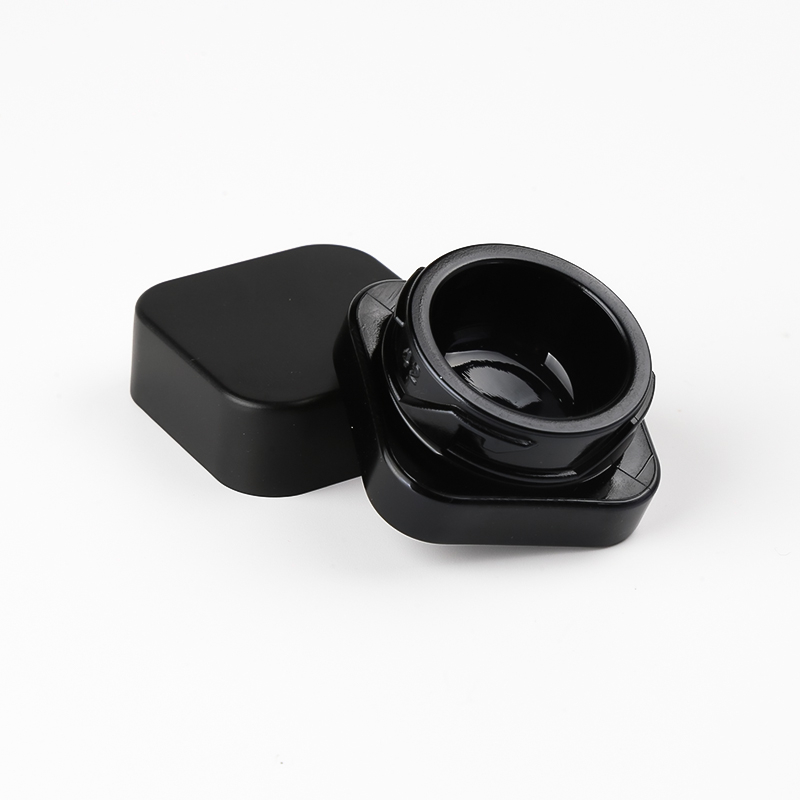 KDG 5ml Cannabis Black Glass Concentrate Containers Jar Child Proof Lids