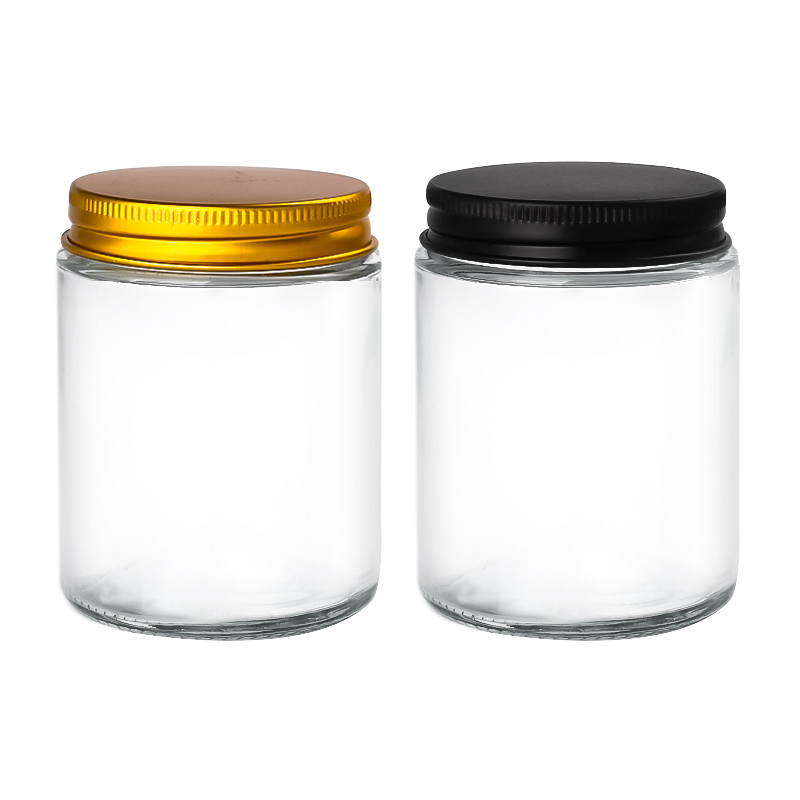 KDG 60ml 100ml 150ml 260ml custom empty cbd flower glass jar with lids Cannabis hemp storage glass clear jars