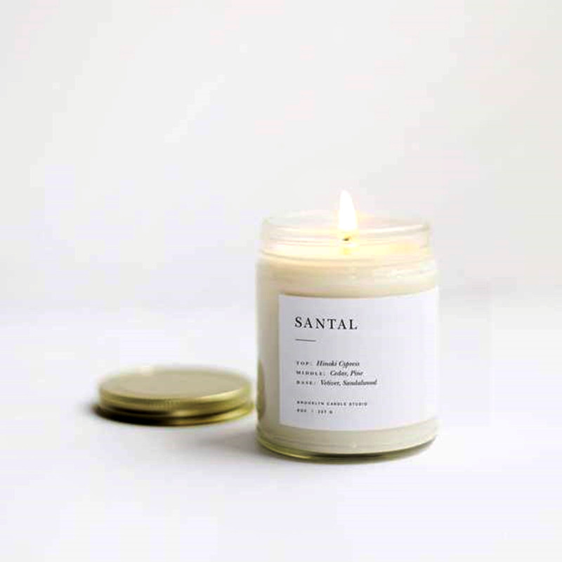 Private label Hot Sale Scented Candles with Sealed Lids 