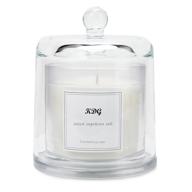 High Quality Luxury Nordic Scented Candles with Glass Bell Lid