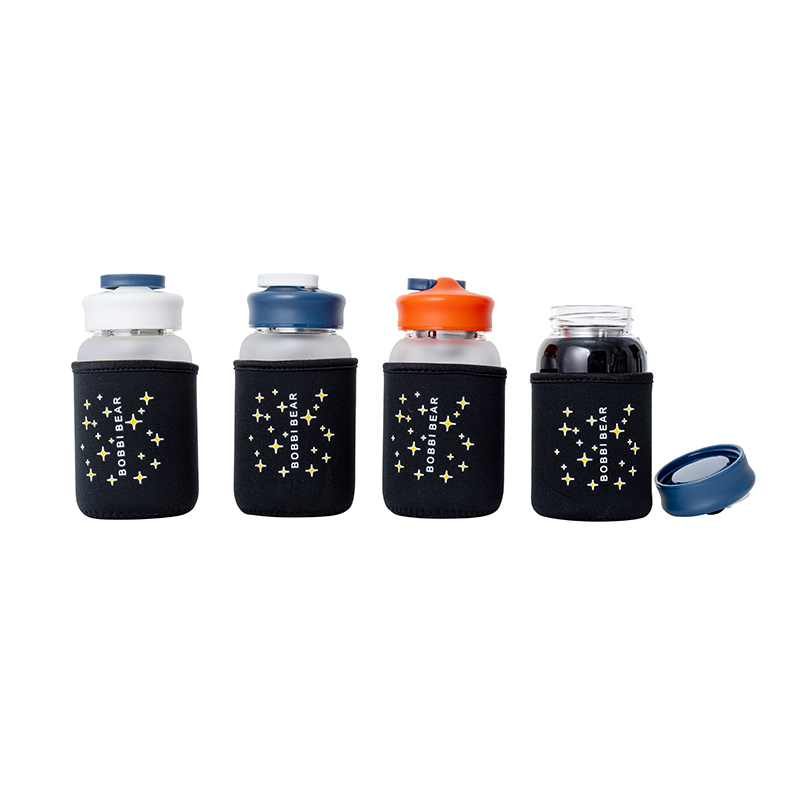 Hot Water 500ml Glass Bottles with Screw Lids Custom Logo