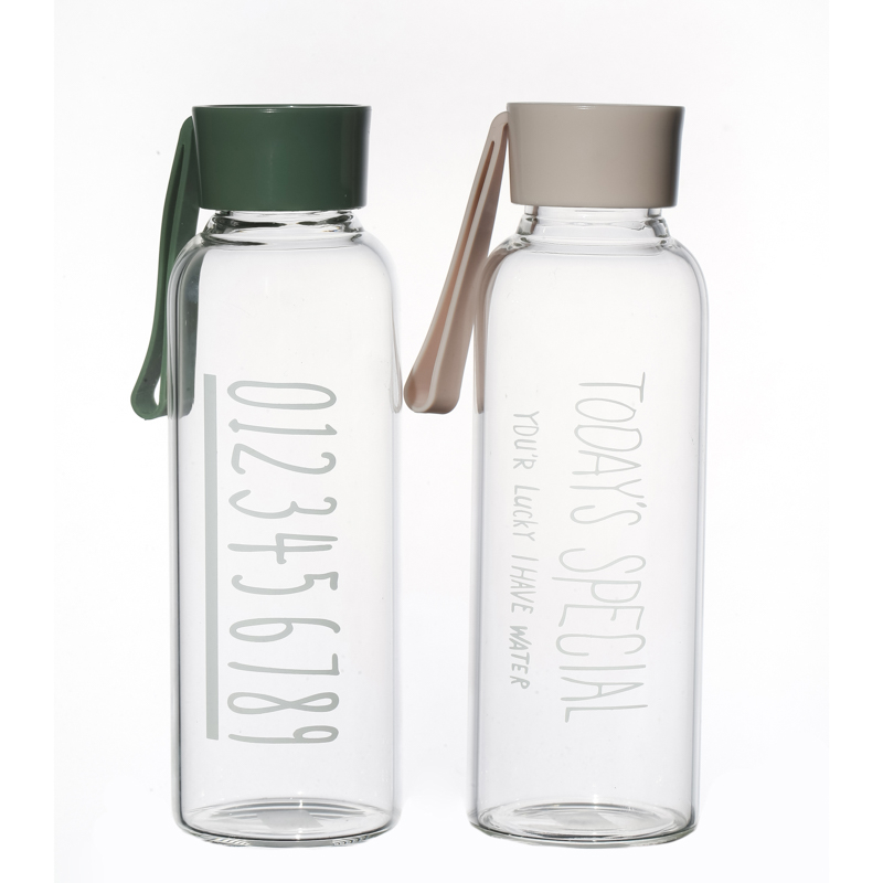 450ml Flint Glass Water Bottles With Custom Logo For Juice