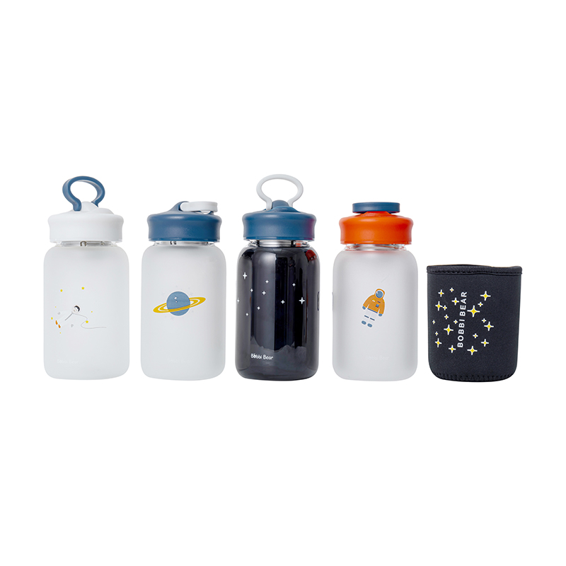 Hot Water 500ml Glass Bottles with Screw Lids Custom Logo